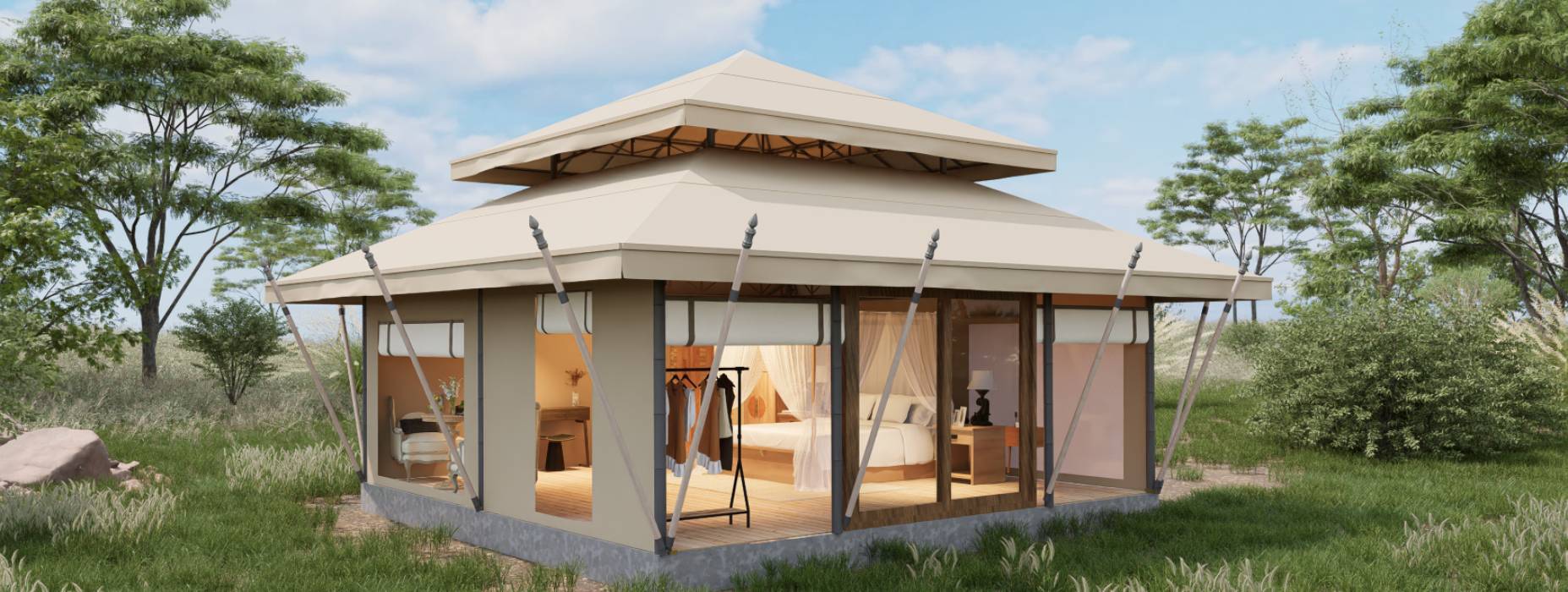 韶山市户外野奢帐篷